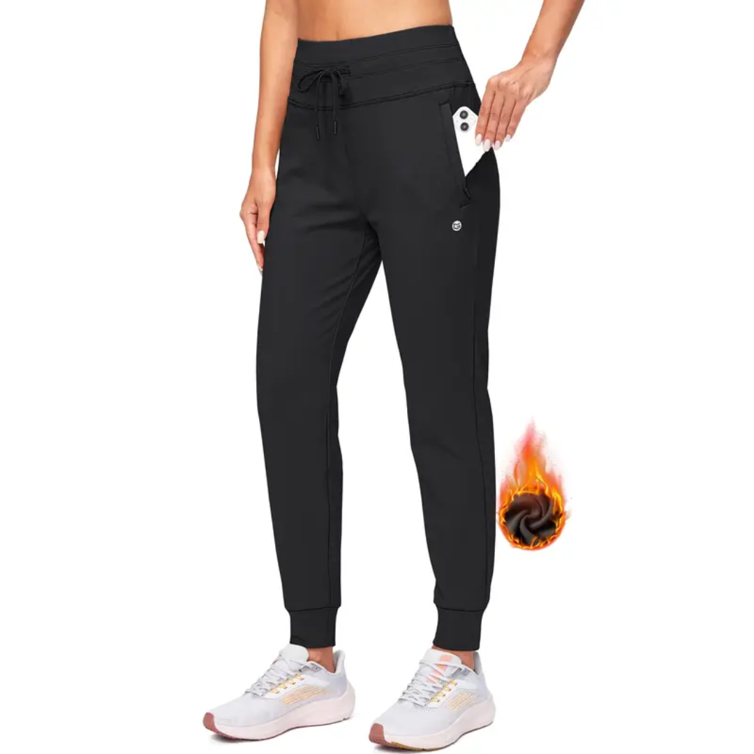 Women’s Fleece-Lined Winter Joggers